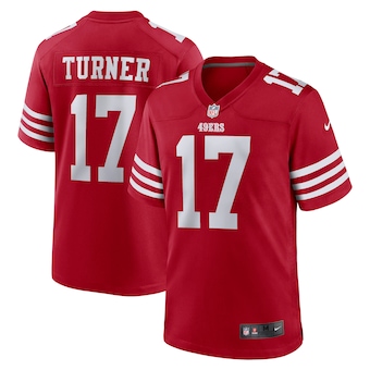 mens nike malik turner scarlet san francisco 49ers game play